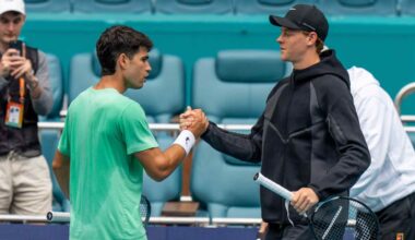 Carlos Alcaraz and Jannik Sinner are the top two seeds, respectively, at the Miami Open presented by Itau.