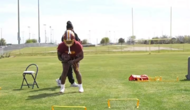 Bill doing drills in our new helmet