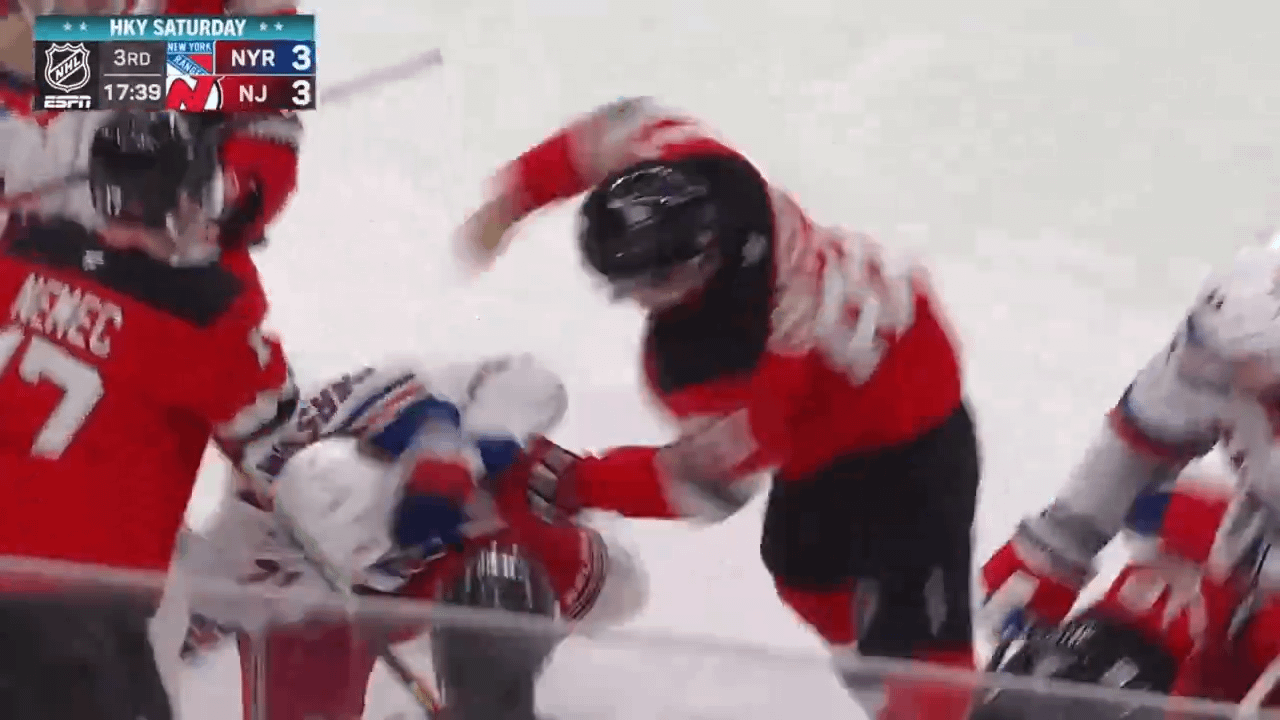 Mr. Grits punching Parsnips.