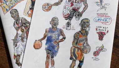 Basketball zine that features some wizards players . What other players should I draw