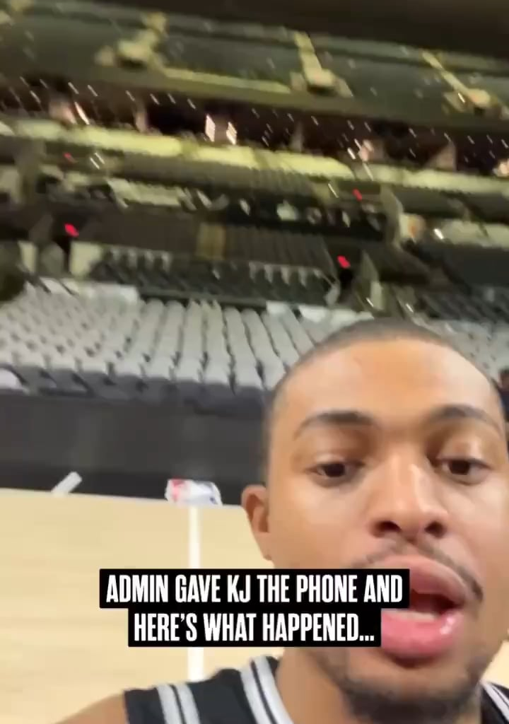 [San Antonio Spurs] Admin has ZERO regrets 😂📲