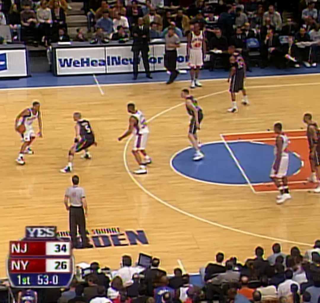 On this day in 2003, J-Kidd with a ridiculous no-look tip pass to RJ 🤯