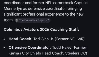 Well now, I didn’t think I’d see so many familiar faces in the UFL.