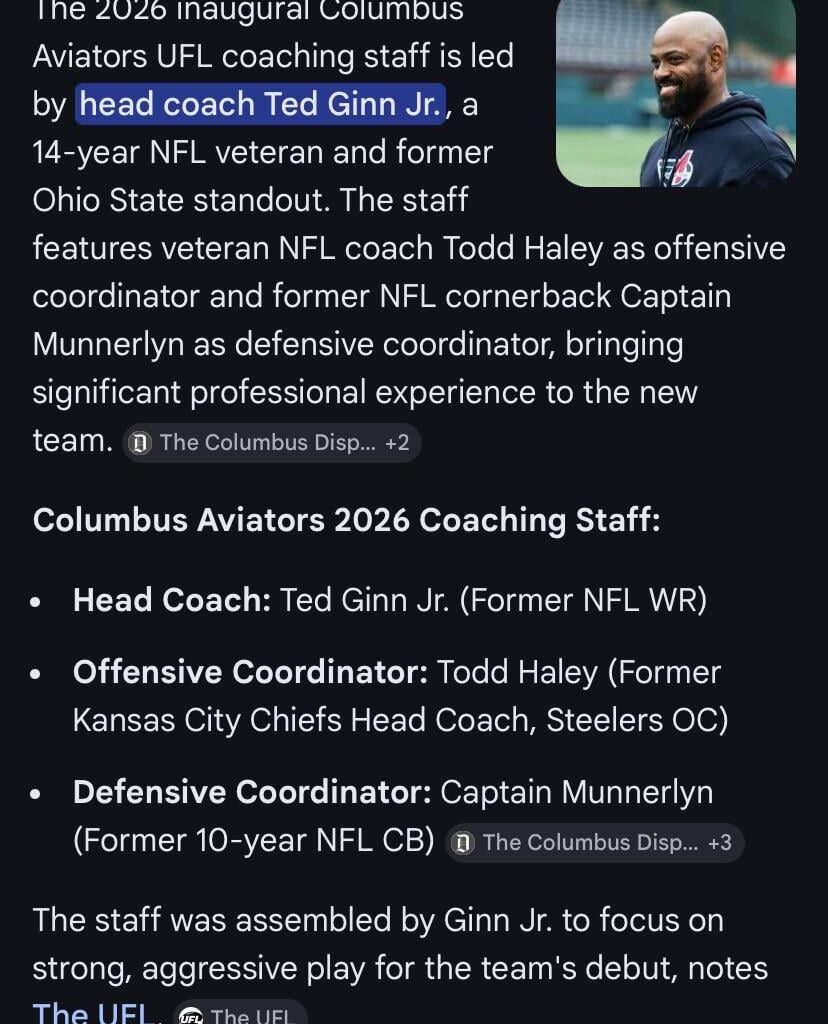 Well now, I didn’t think I’d see so many familiar faces in the UFL.