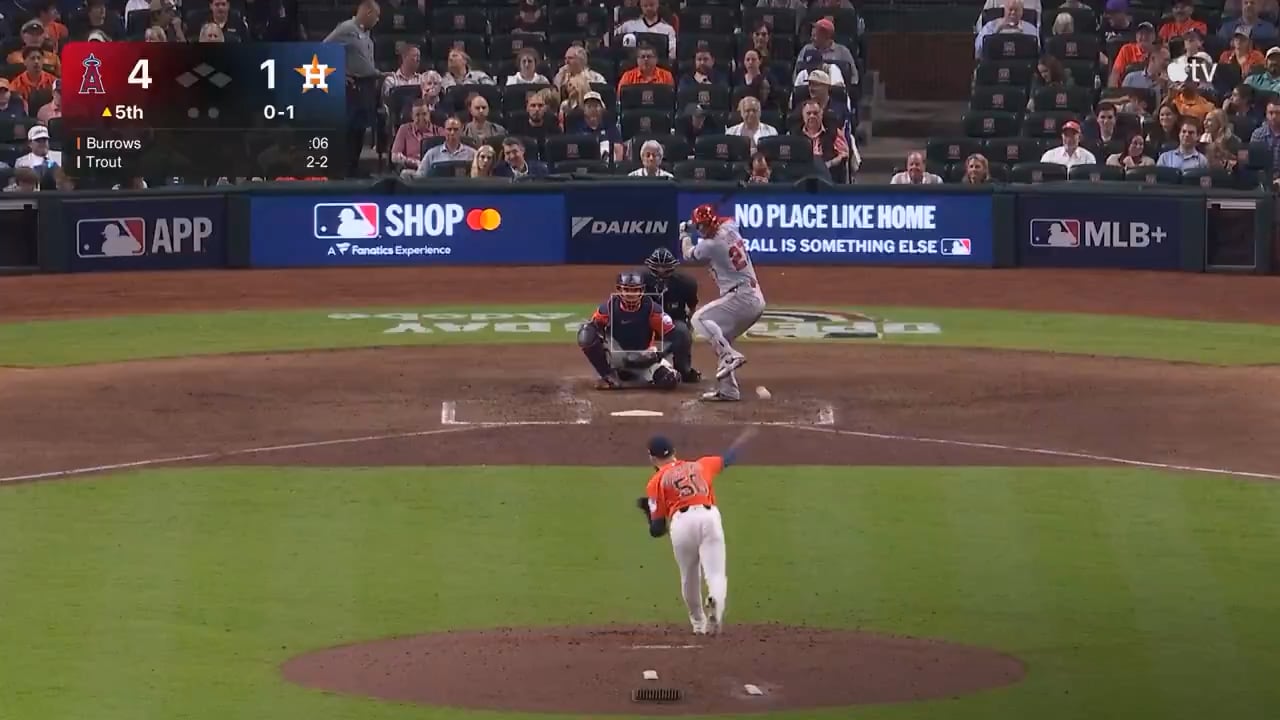 Mike Trout goes yard for the second straight day!