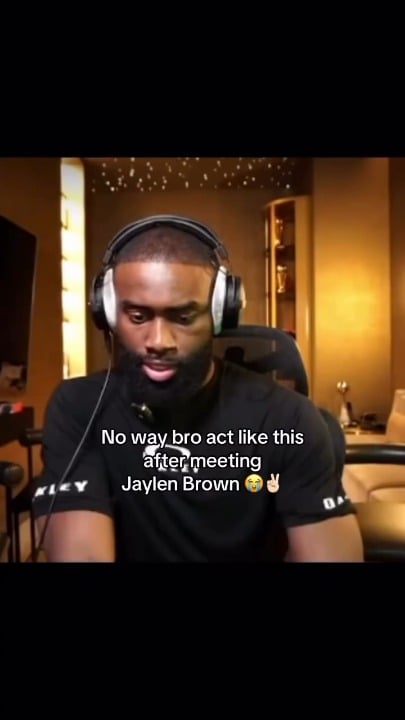 What Jaylen Brown does to a mfer, he's just like me fr