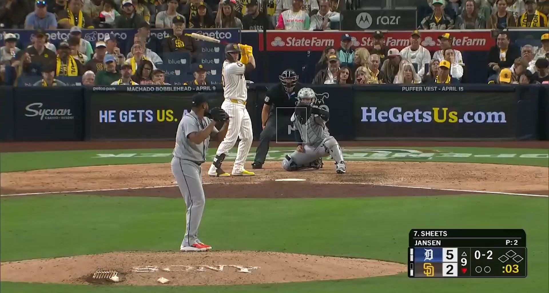 [Highlight] In his Tigers debut Kenley Jansen struck out the side for his 477th save