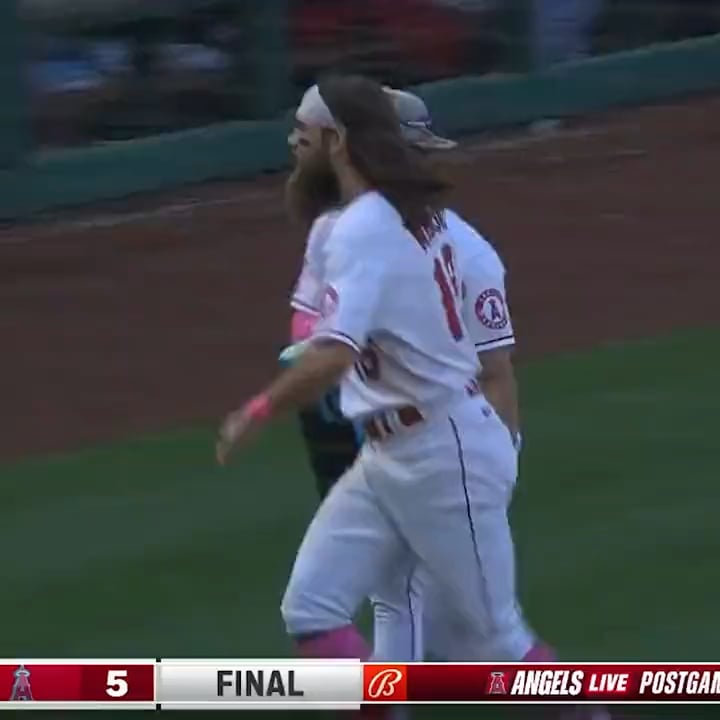 The Angels present, the worst executed Gatorade bath of all time
