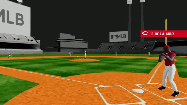 When Elly De La Cruz's homer got 143 feet off the ground and was picked up by the radar at CVG Airport 🤯