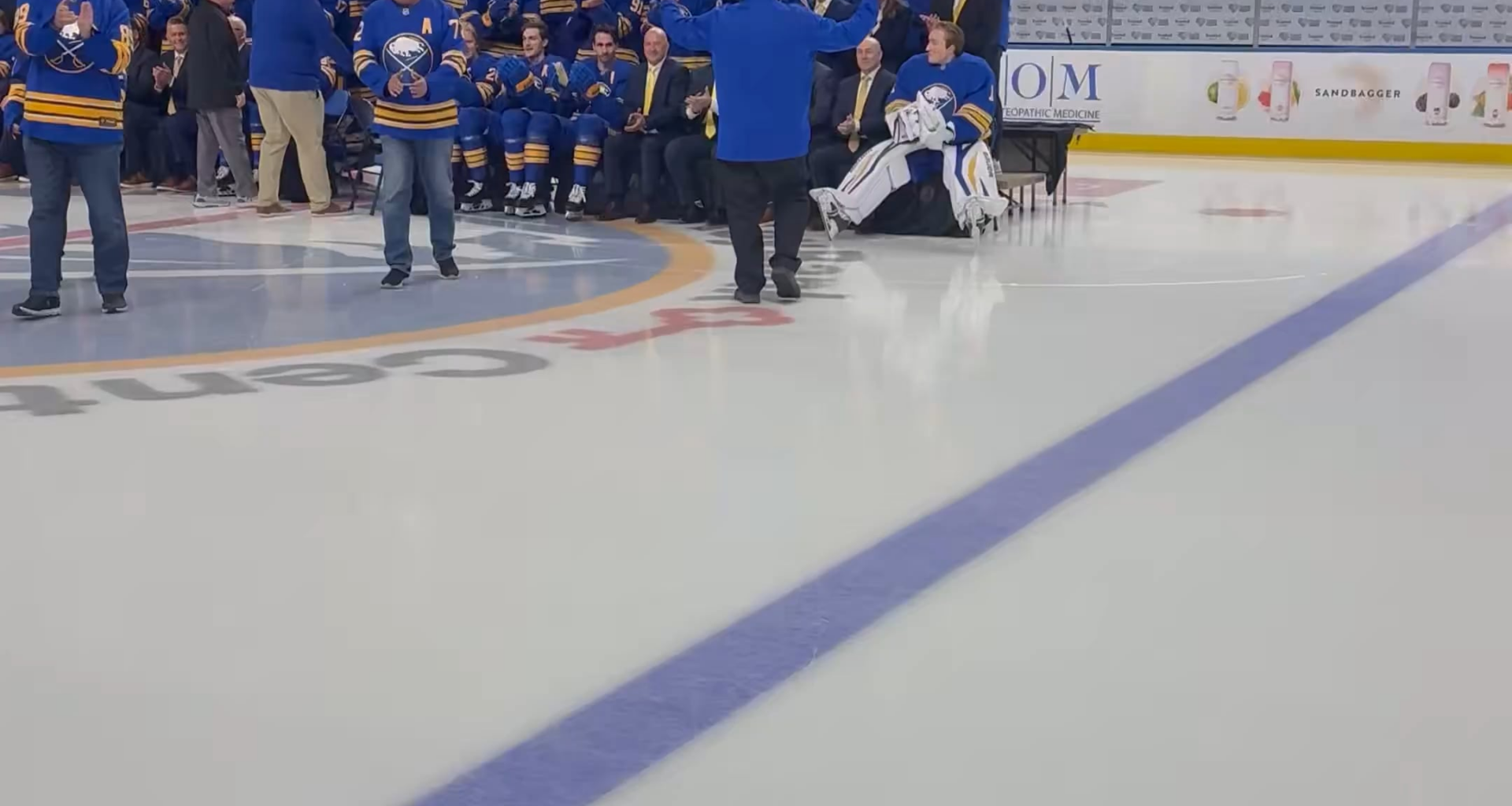 [Matthew Bové] They brought James out for a team photo