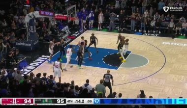 Guarding in isolation with the game on the line, Rudy Gobert gets the massive stop on Kevin Durant