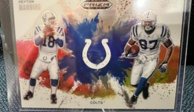 Pulled a Manning-Wayne Dual Colorblast Card today