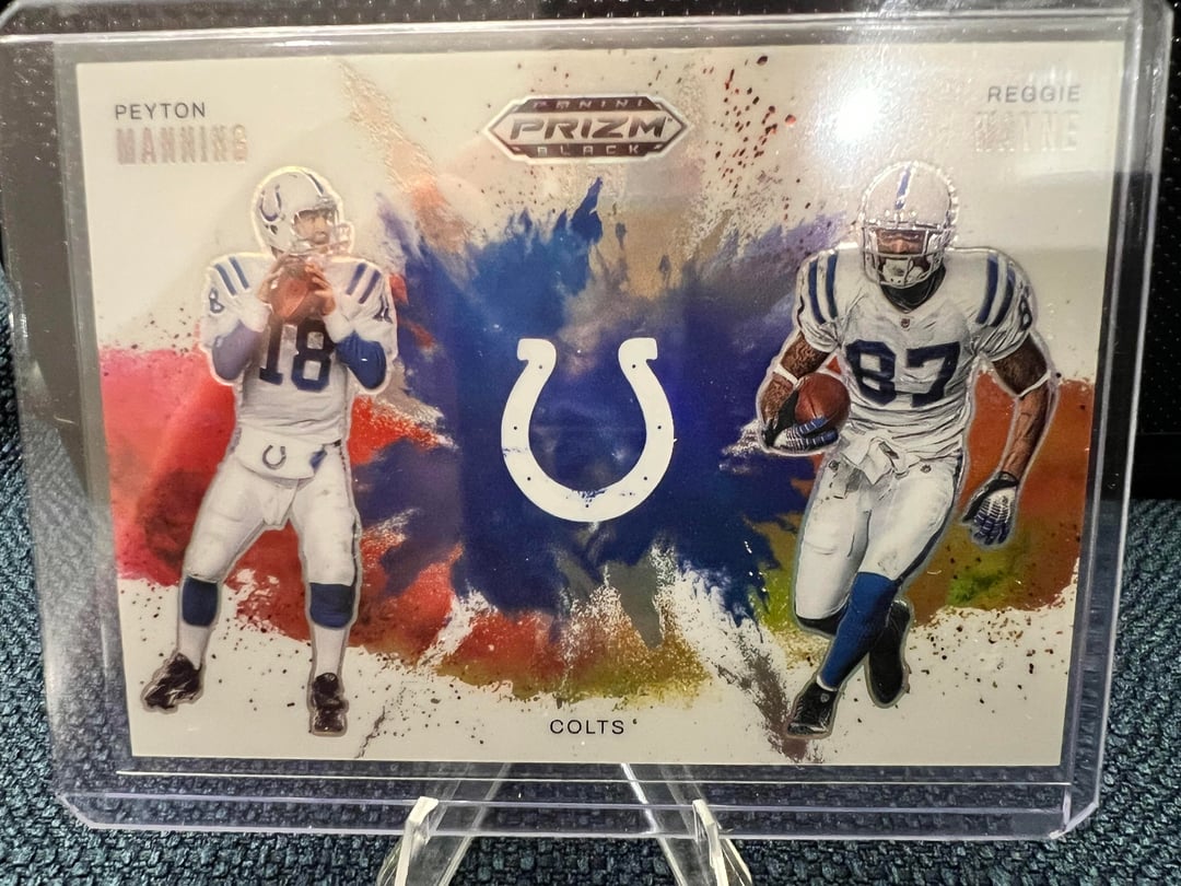 Pulled a Manning-Wayne Dual Colorblast Card today