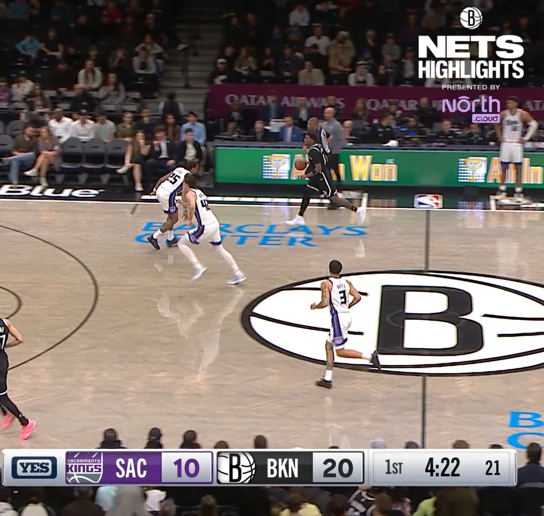 Ben Saraf vs. SAC (3/29/26): 8 PTS, 8 REB, 6 AST