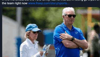 [Birkett] Private equity firms have reached out to the Lions about buying a stake in the franchise, but the Ford family has no interest in letting go a part of the team right now