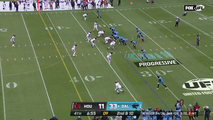 Austin Reed makes UFL history with 370 passing yards, the most in a single regular-season game.