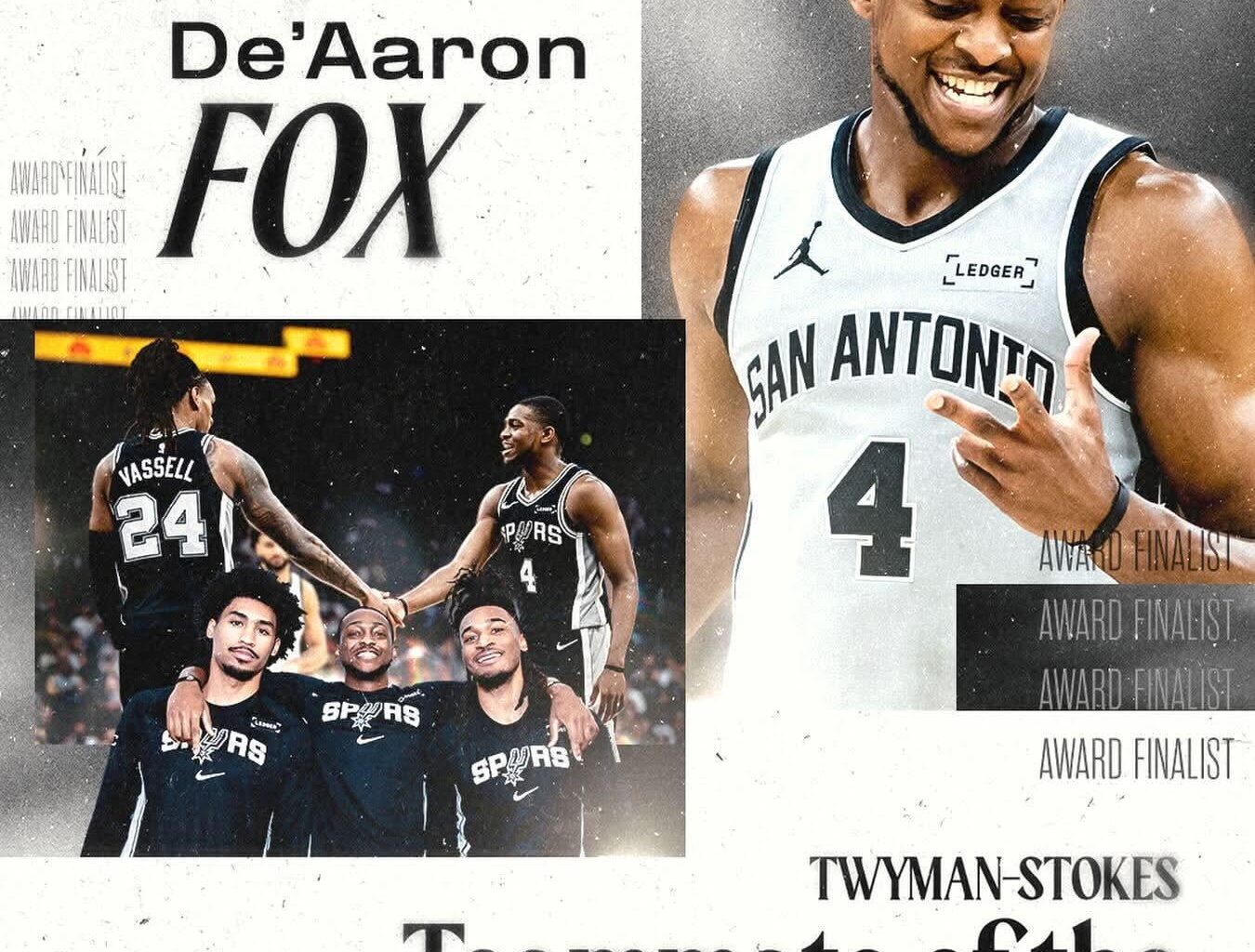 D Fox is a Teammate of the year finalist.