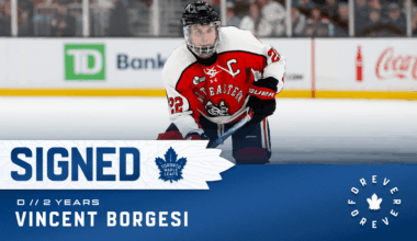 [Maple Leafs] Maple Leafs sign Vincent Borgesi to a two-year contract