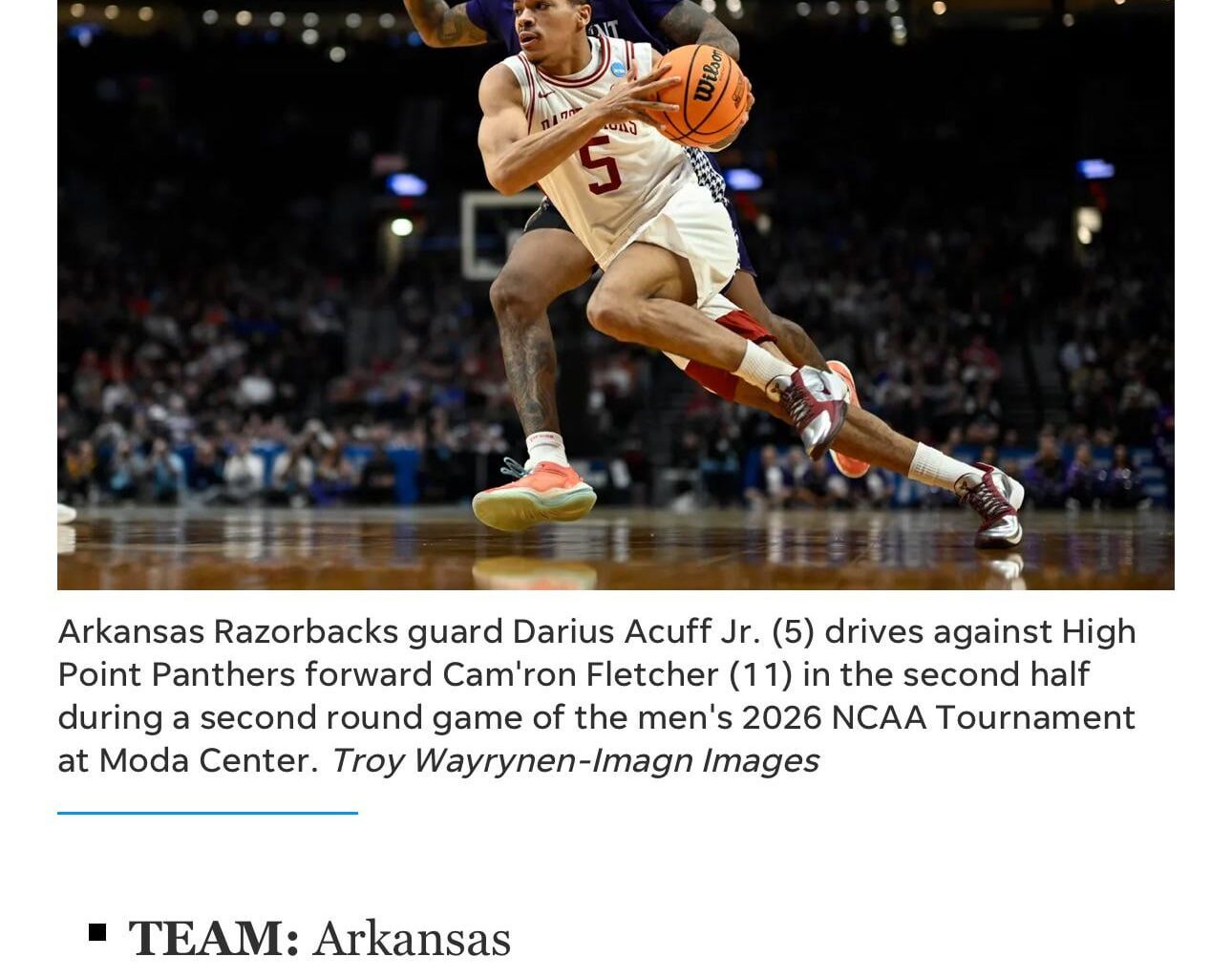 Mock Drafts: A lot of recent ones coming out has Acuff picked for us. How would you feel with this outcome?