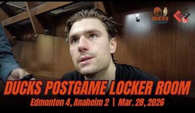 Cutter Gauthier: "To win games in this league, you got to play a full 60" | Full Ducks postgame media from Edmonton with Gauthier, Dostál, Quenneville