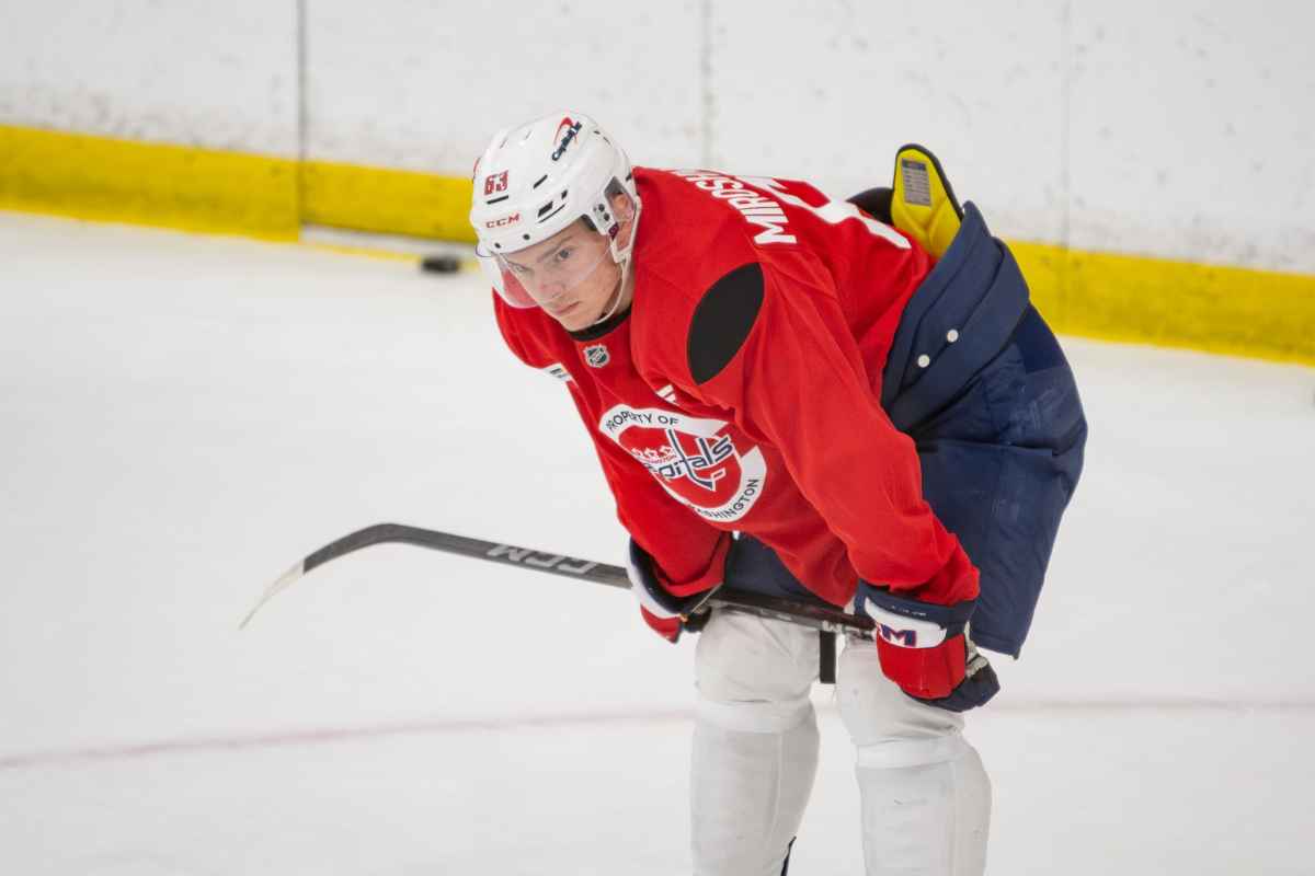 Ivan Miroshnichenko has been a healthy scratch for all six Capitals games since his recall: ‘I don’t like a guy sitting this long, especially being a young player’