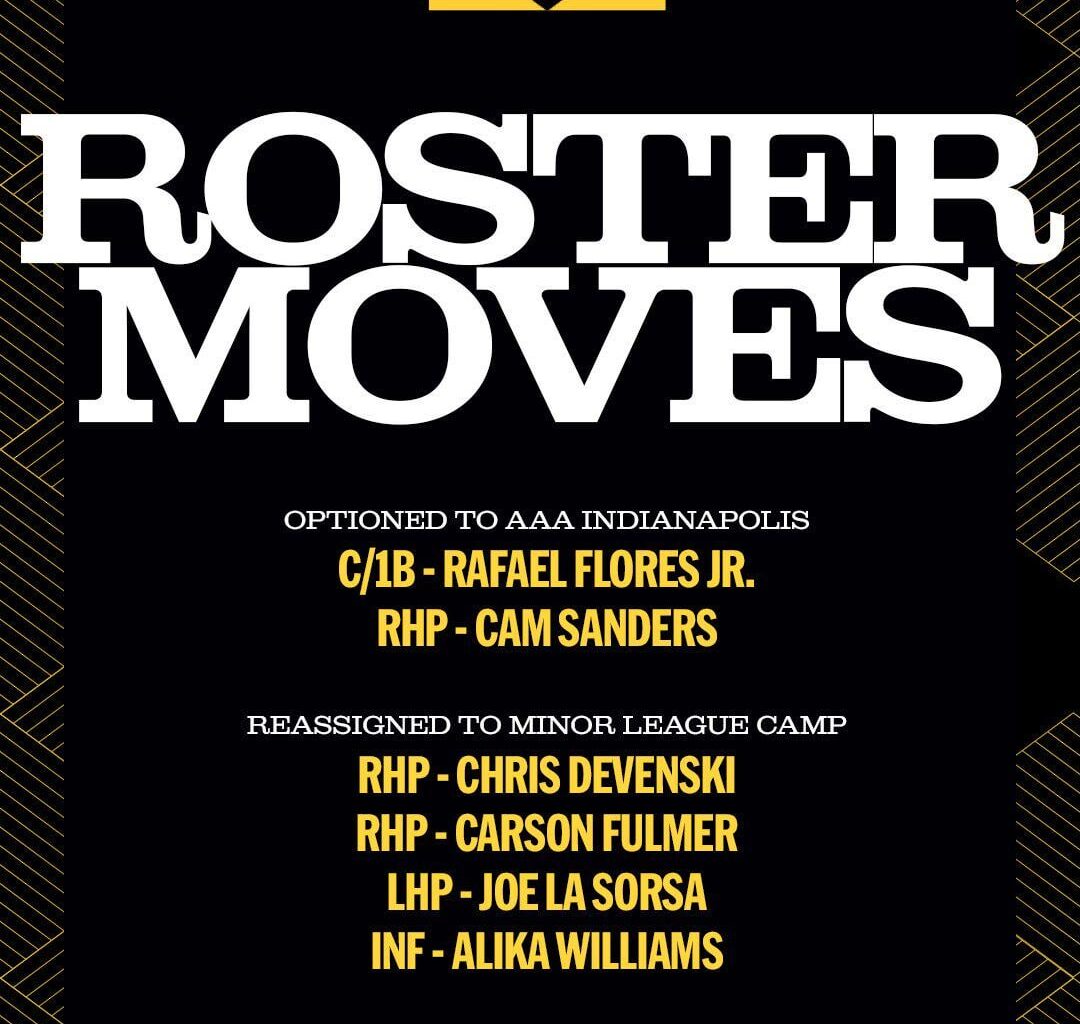 We have made the following roster moves. There are now 28 players remaining in Major League camp.
