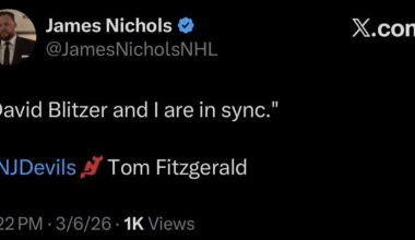 Fitzgerald confirms that the Devils owner and him “are in sync”