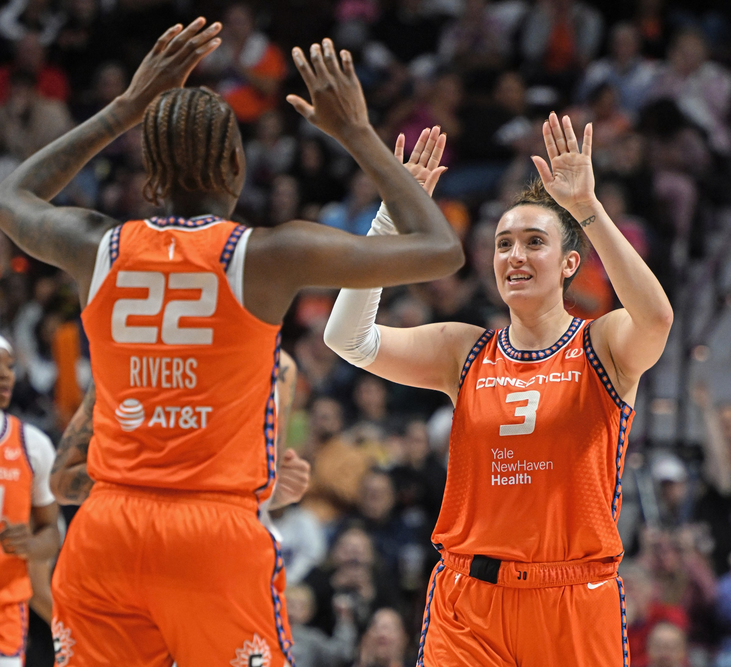 Saniya Rivers and Marina Mabrey.