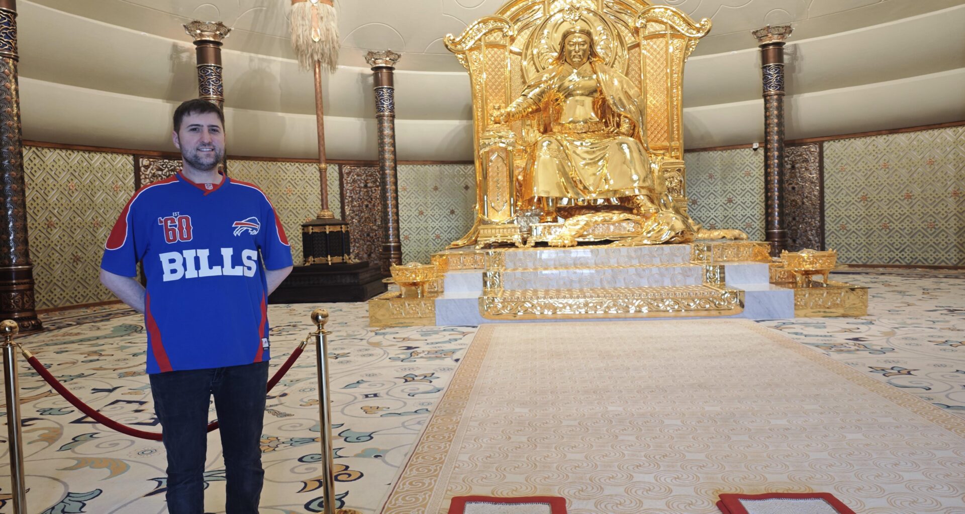 Repping the Bills in Ulaanbaatar, Mongolia 🇲🇳