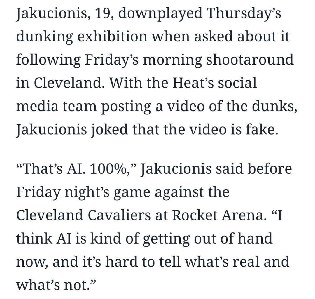 Kasparas: “All year I was telling them that I can dunk. But I wouldn’t show because I would like to just keep it a secret. But yeah, no one believed in me here. I think all the haters here, Jaime didn’t believe in me, Simone, no one. No one believed in me, so I kind of just had to prove them wrong.”