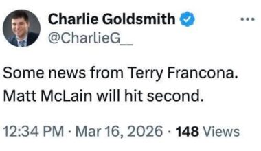 [Goldsmith] McLain to the 2 hole