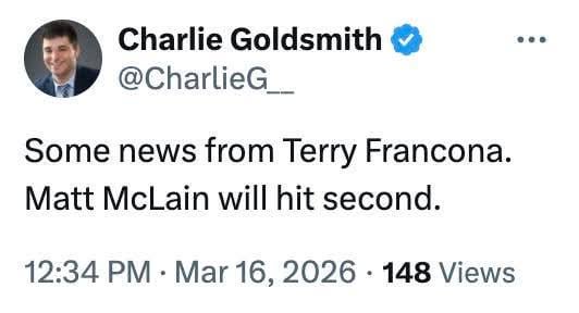 [Goldsmith] McLain to the 2 hole