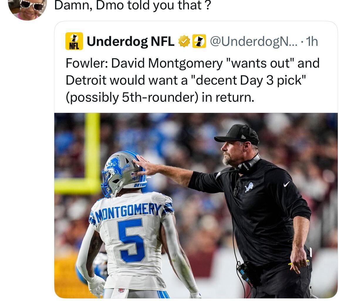 Dmo doesn’t want to leave Detroit. All made up rumors