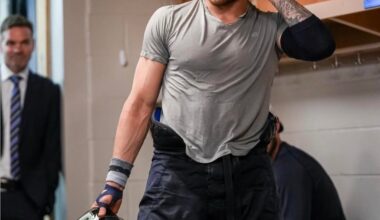 Montour gets the helmet & ties for the top of the leaderboard