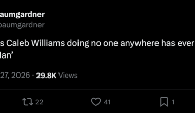 [Nick Baumgardner] Reporter of The Athletic saying nobody has ever referred to Caleb as "Iceman"