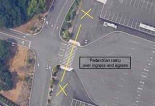 Asked before - Not Islander related but do you think Emerald parking lot entrance / exit would ever change ?