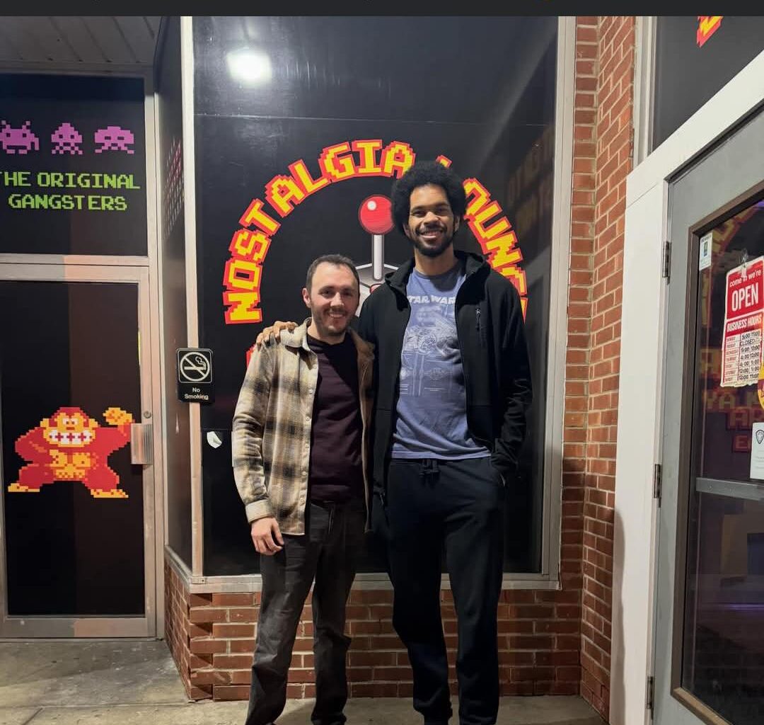 Jarrett Allen at Disney karaoke last night in Mentor!