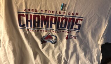 Went to Ross today and found this 2022 Stanley Cup Champion shirt for $3.99. Im in WV, so finding Avs merch is a huge win.
