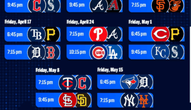 Friday Night Baseball on Apple TV Schedule | Reds featured 3 times (4/10, 5/1, 6/12)