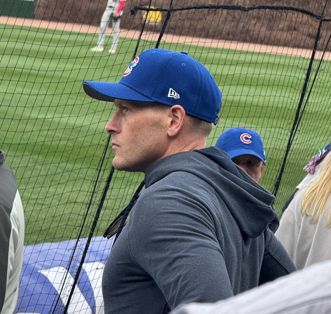 Ben was at Cubs home opener today 🐻⚾🐻⬇️