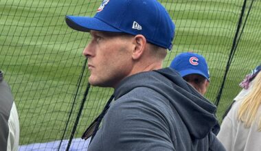 Ben was at Cubs home opener today 🐻⚾🐻⬇️