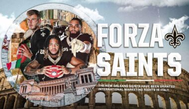 New Orleans Saints granted international marketing rights in Italy