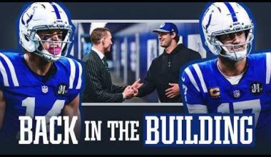 [Alec Pierce] That was my biggest thing. I was like, I need to know that Daniel's going to be back. That's my quarterback, that's the guy I want to play with.