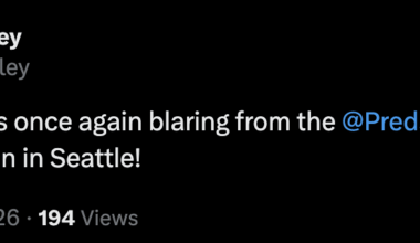 [Rowley] And “Pizza Party” is once again blaring from the Preds locker room after a massive win in Seattle