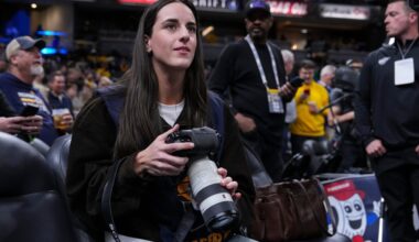 WNBA Star Caitlin Clark Tries Hand at Photography During Pacers Game