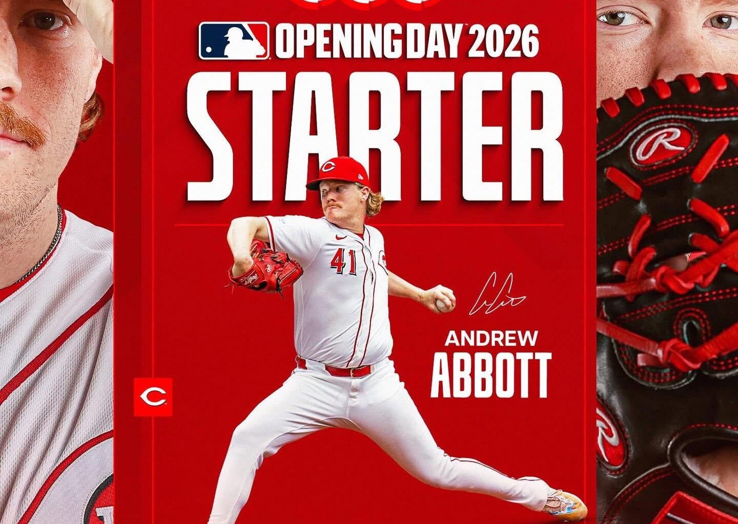 Andrew Abbott named as Opening Day starter