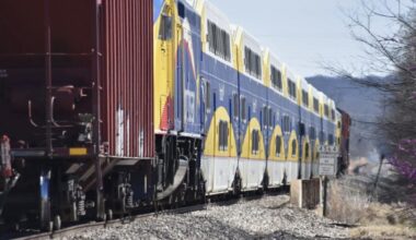 Northstar commuter rail heading to Dallas, just like the Northstars.