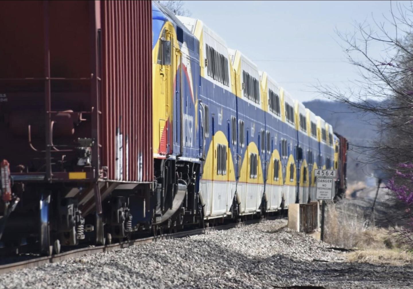 Northstar commuter rail heading to Dallas, just like the Northstars.