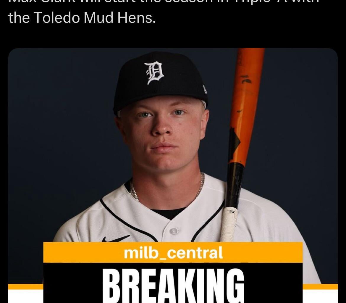 Max Clark is starting 2026 in AAA