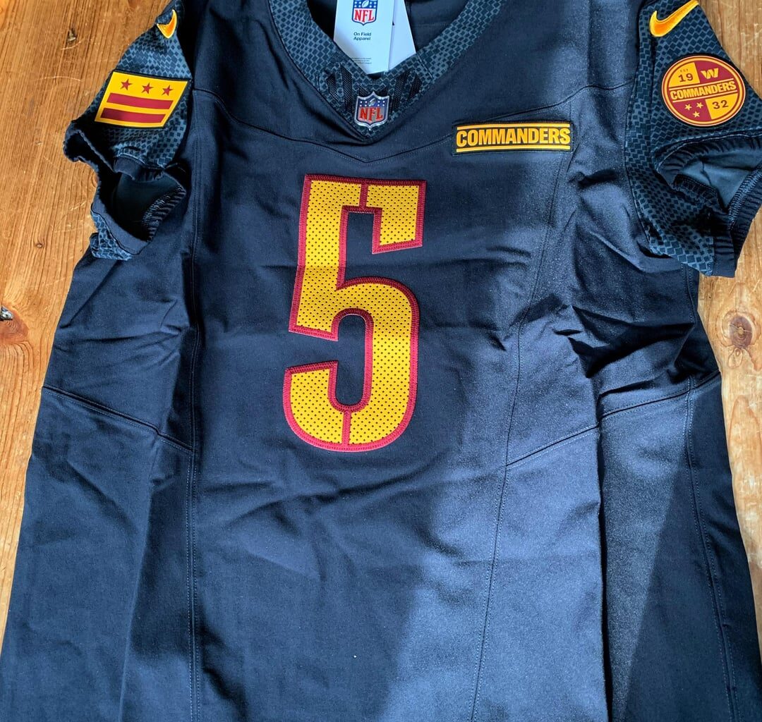 First Jersey since Rookie Sean Taylor
